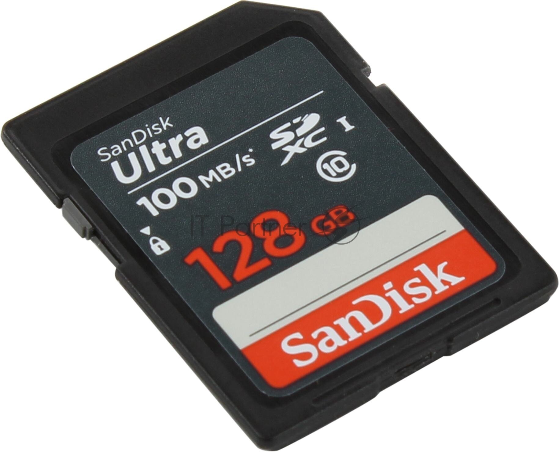 Флеш карта SD 128GB SanDisk SDXC Class 10 UHS-I U1 Ultra 100MB/s — фото 1