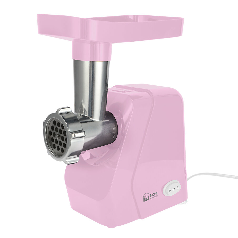 фото HOME ELEMENT HE-MG606A розовый опал мясорубка