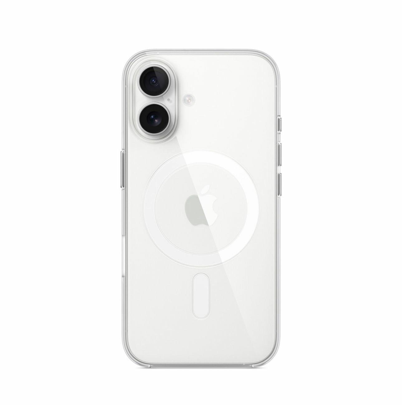 Пластиковый прозрачный чехол Clear Case MagSafe for Apple iPhone 16 — фото 1