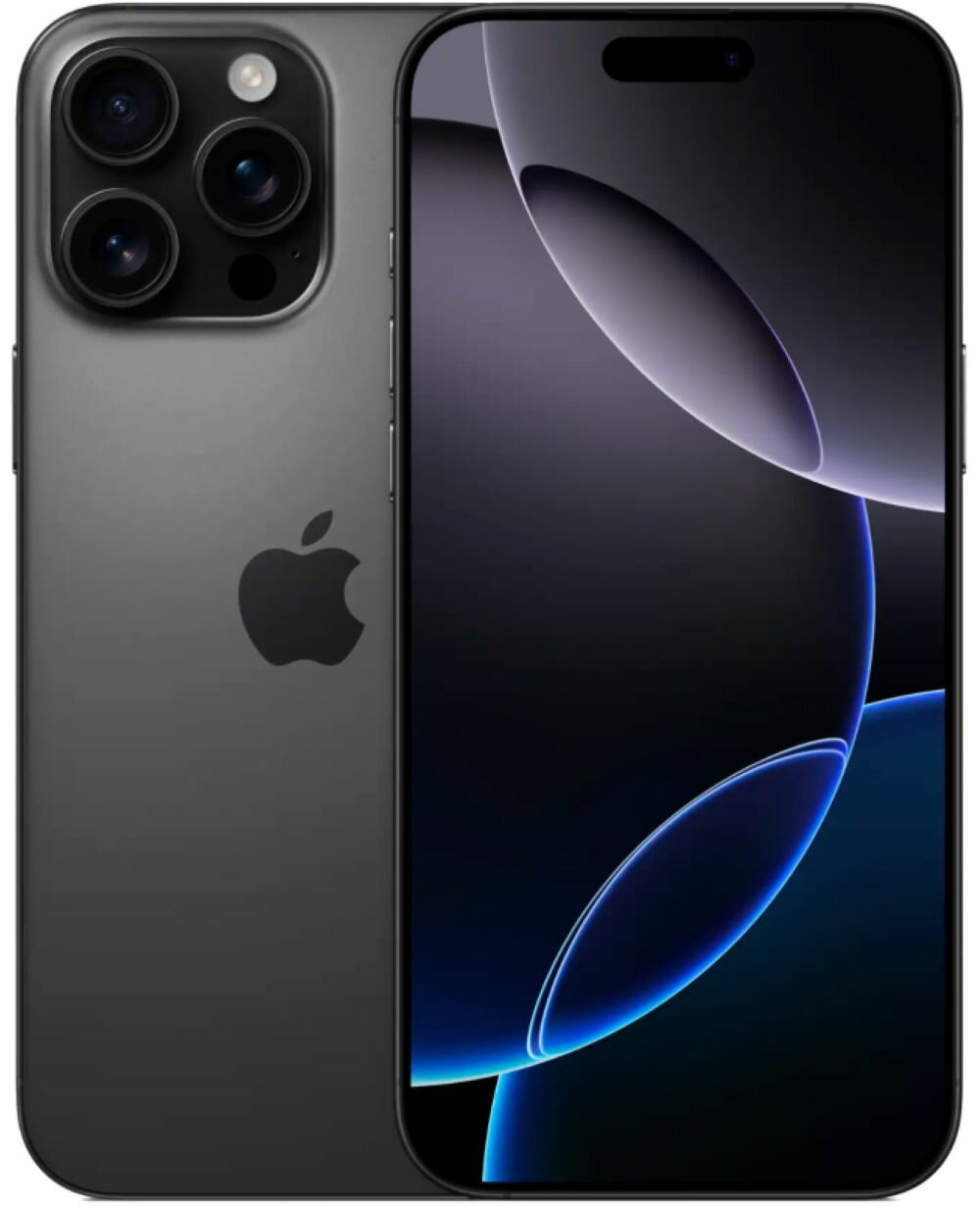 Смартфон Apple iPhone 16 Pro Max 512 ГБ Dual: nano SIM + eSIM Black Titanium