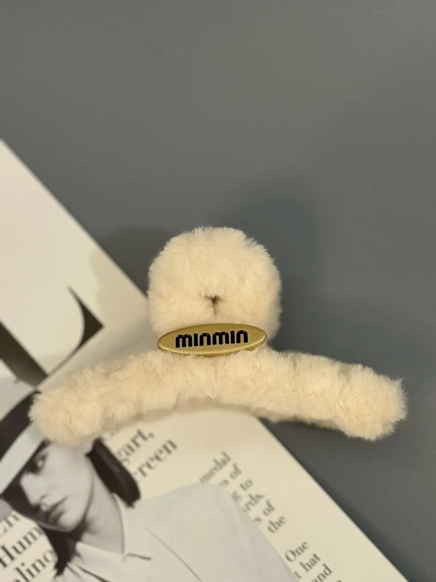 Крабик для волос с мехом miu...