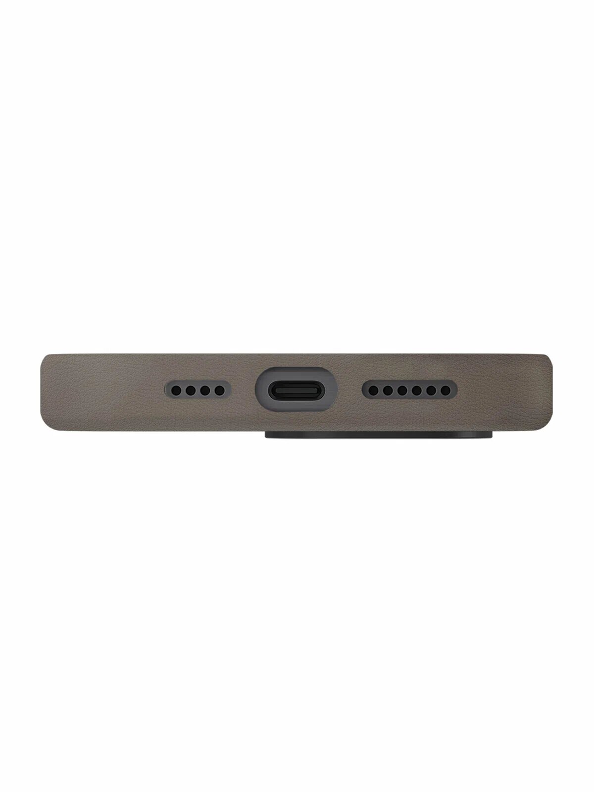 Кожаный чехол Uniq для iPhone 16 Pro Max 6.9" Lyden MagClick Charging (Magsafe) FLINT GREY — фото 1