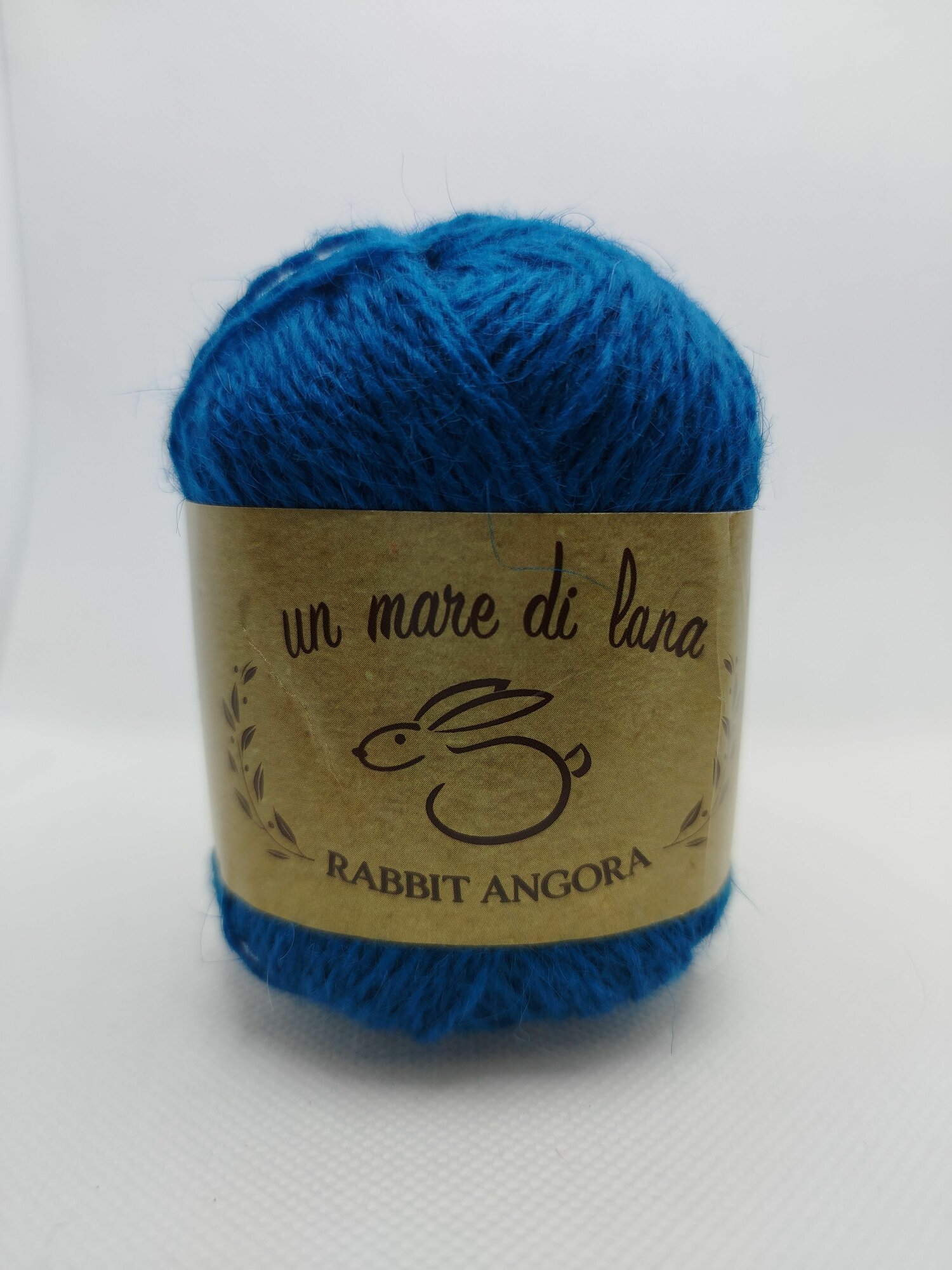 Пряжа Rabbit Angora Wool Sea (Раббит Ангора) 14-морская волна (3