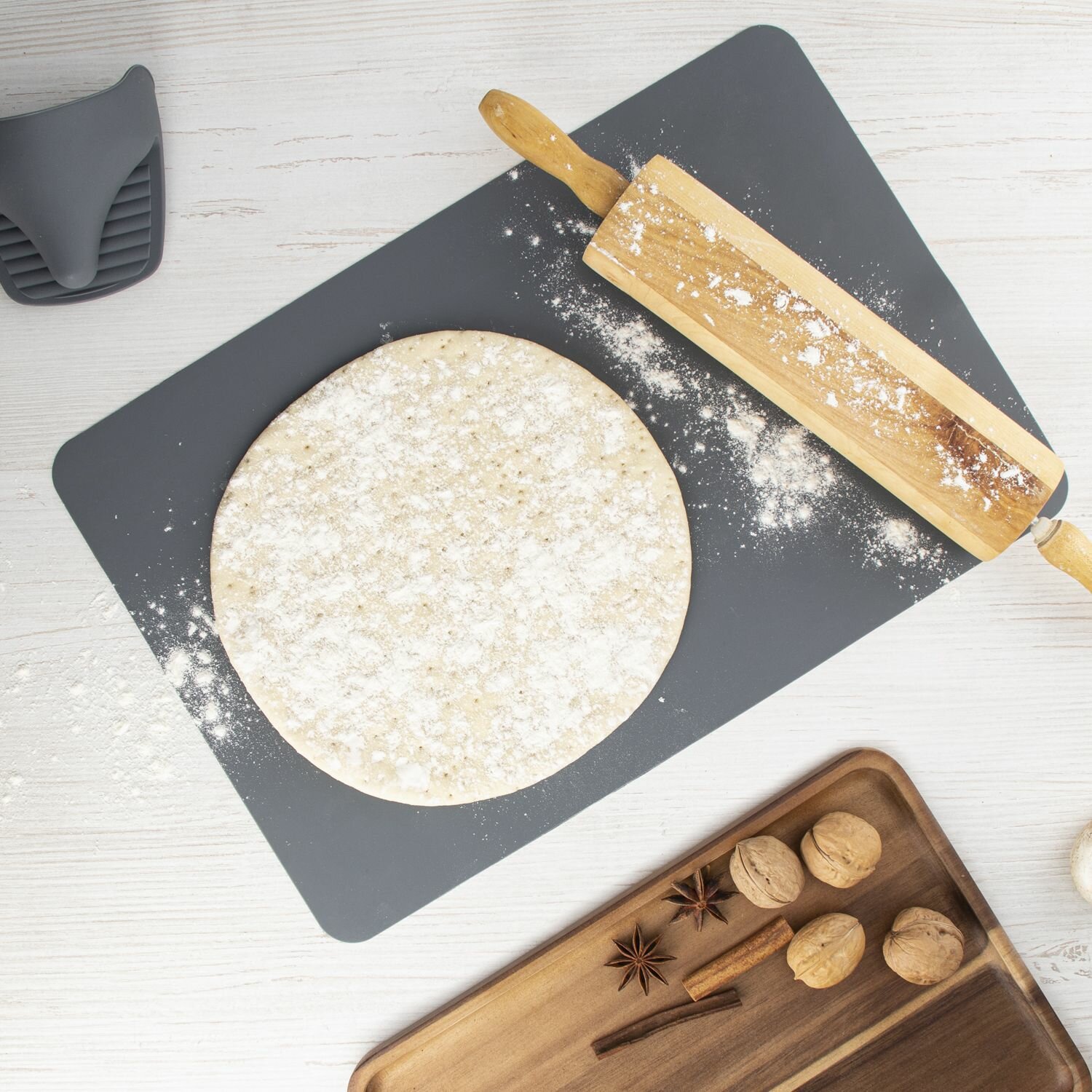 Кулинарный силиконовый коврик для выпечки TalleR TR-66109, 45x30см — фото 1