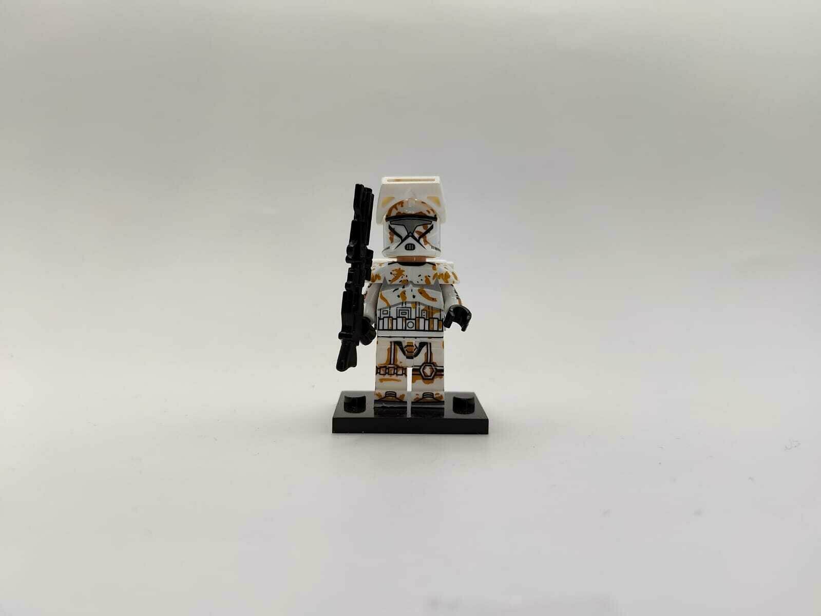 Минифигурка "Клон 1 фазы для пустынь", фигурка серии "Клоны" Star Wars, совместима с конструкторами Lego