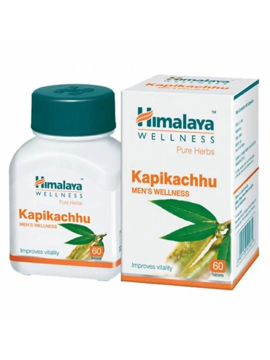 Капсулы Himalaya Herbals "Капикачху", для репродуктивной системы, 60штук