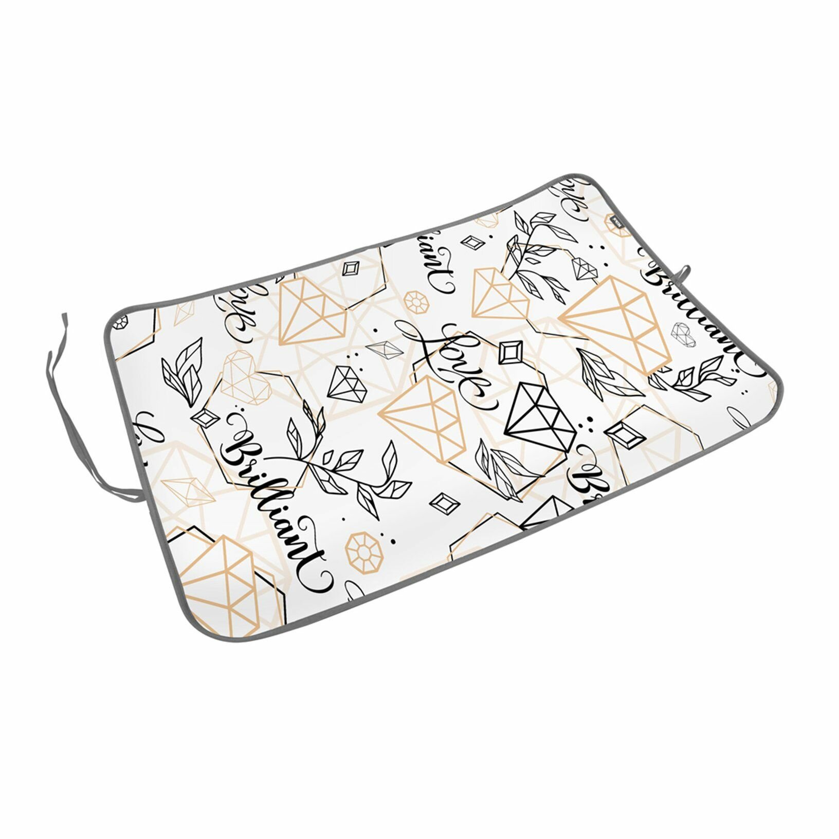 Коврик для глажки Nika "Бриллианты" 110x75 см хлопок термостойкое покрытие