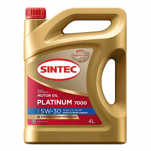 SINTEC PLATINUM SAE 5W-30 API SP, ACEA C2/C3