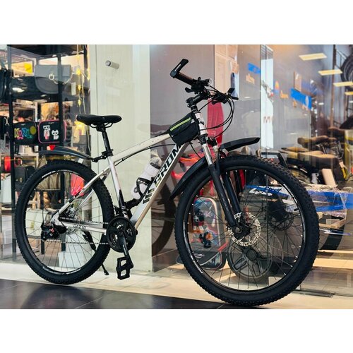 Горный велосипед GROM, городской, 27.5 дюймов / взрослый, мужской и женский для прогулки / скоростной, спортивный велик серый