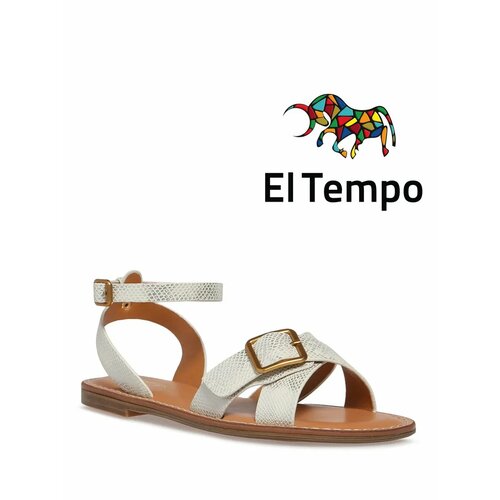фото Сандалии el tempo, размер 38, серебро