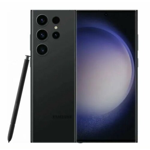 Смартфон Samsung Samsung Galaxy S23 Ultra 12256 ГБ черный SM-S918N100 поддержка русского языка 1SIM-карта 66300₽