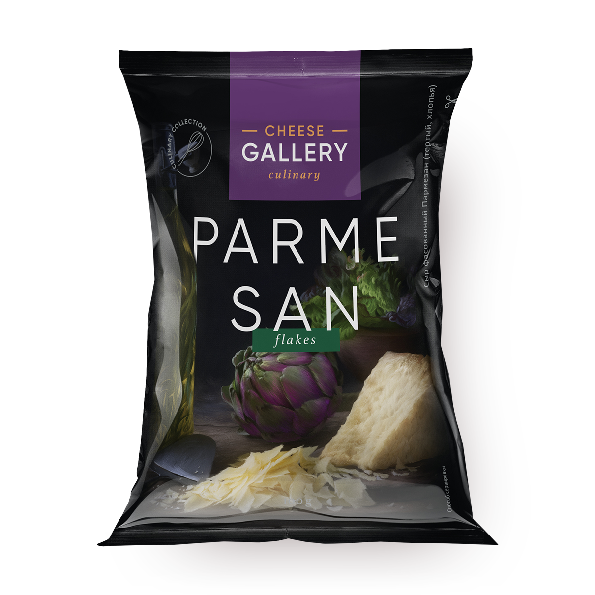 Сыр Cheese Gallery Пармезан, тёртый, 32%, 100 граммов, 1 упак.