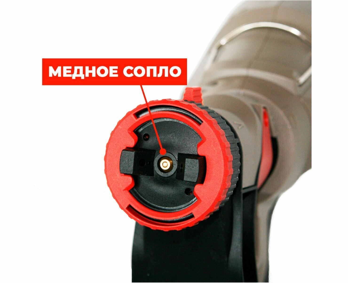Краскопульт электрический CROWN CT31013 400Вт объем бачка 800 мл количество насадок 3 длина кабеля 2м