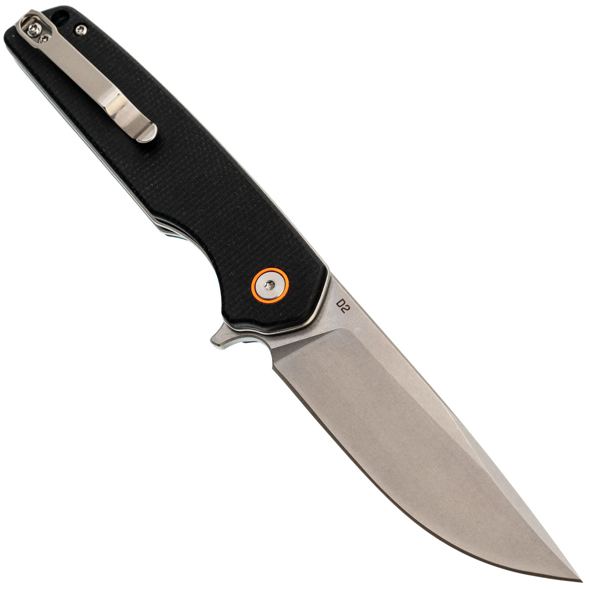 Складной нож Five Knives 18, сталь D2, рукоять микарта, черный — фото 1