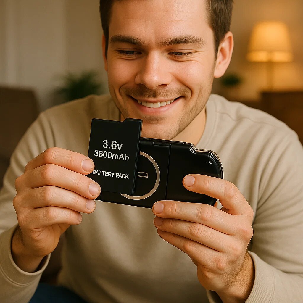 Аккумулятор для PSP 3000/2000, увеличенная емкость, 3600 mAh — фото 1