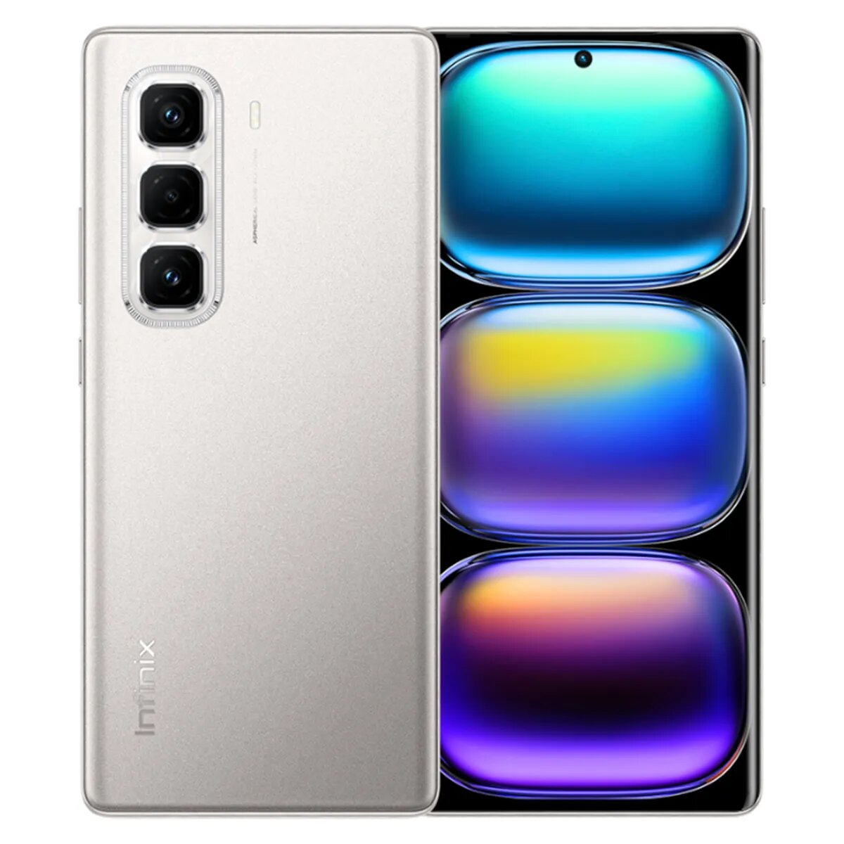 Смартфон Infinix HOT 50 Pro+, 3 камеры, NFC, 8ГБ/256ГБ, 6.78", 50МП, серый