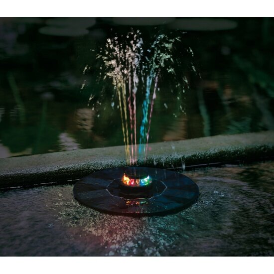 Садовый светильник на солнечной батарее "Фонтан" Uniel USL-S-825/PT180 RGB FOUNTAIN