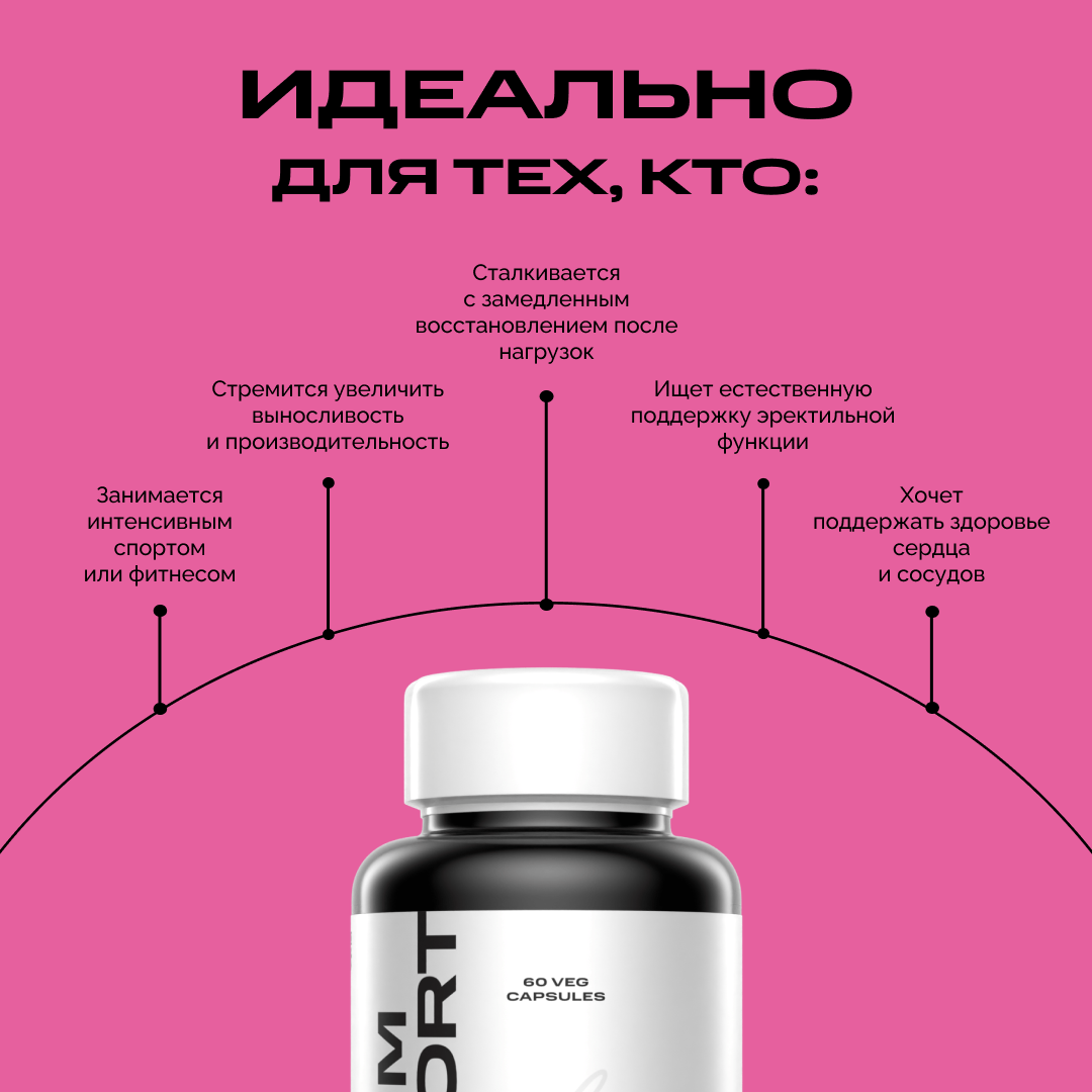 Аминокислота для повышения энергии L-Citrulline" IPSUM / L-цитруллин Ипсум 60 капсул — фото 1