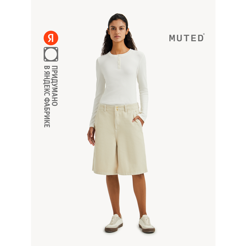 фото Шорты muted twill, размер 3xl, бежевый