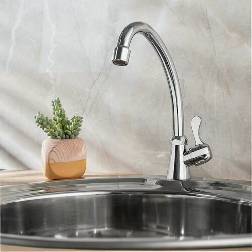 Изображение товара Смеситель для кухни, РМС, для одного типа воды, хром, SL79-269F-1