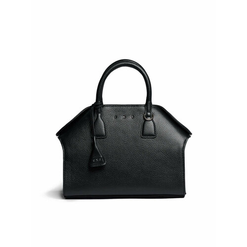 Сумка тоут CNS - COINED IN STONE, фактура зернистая, черный