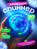 Летающий светящийся шар для детей, спиннер, синий цвет, детский