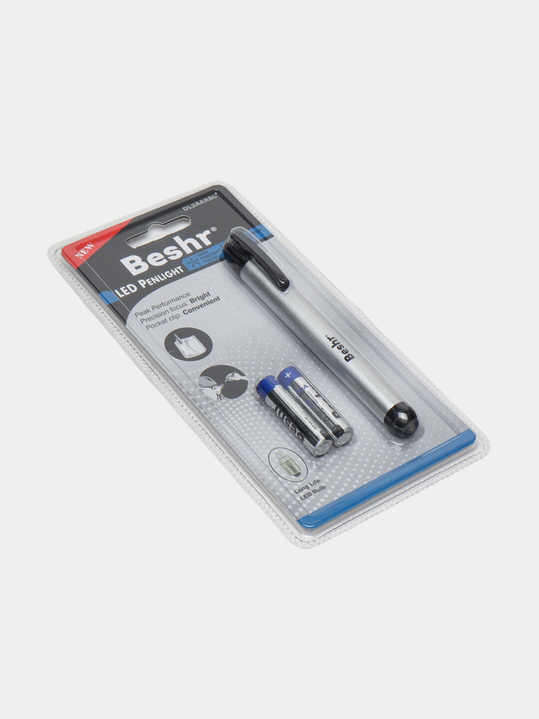 Фонарь Beshr Penlight, компактный, ручной, 2 батарейки, 1,5Вт — фото 1