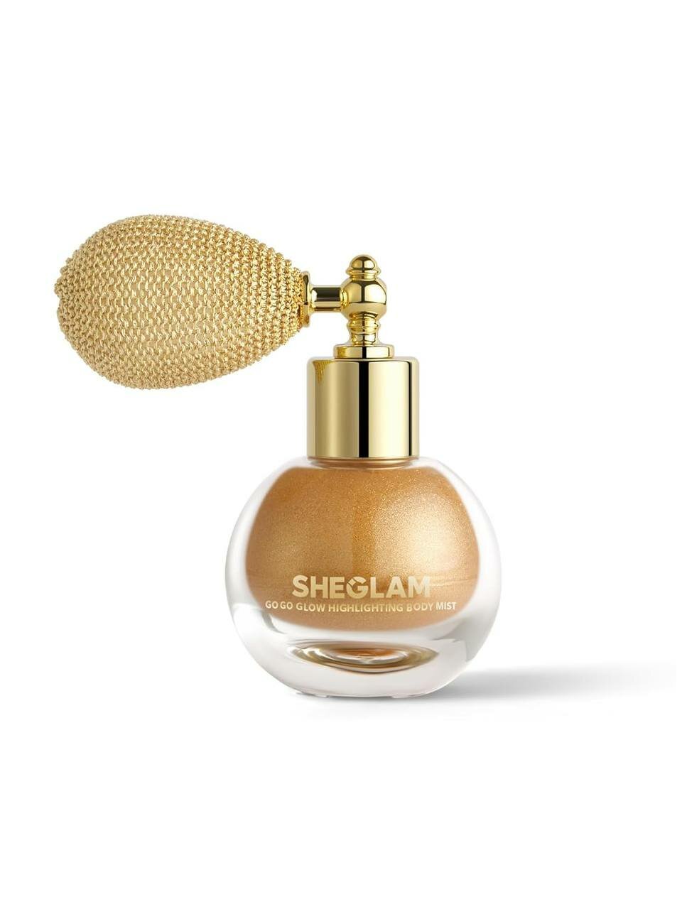 Хайлайтер-спрей(золотистый) для тела "Sheglam" Go Go Glow Highlighting Body Mist(10 g.) — фото 1