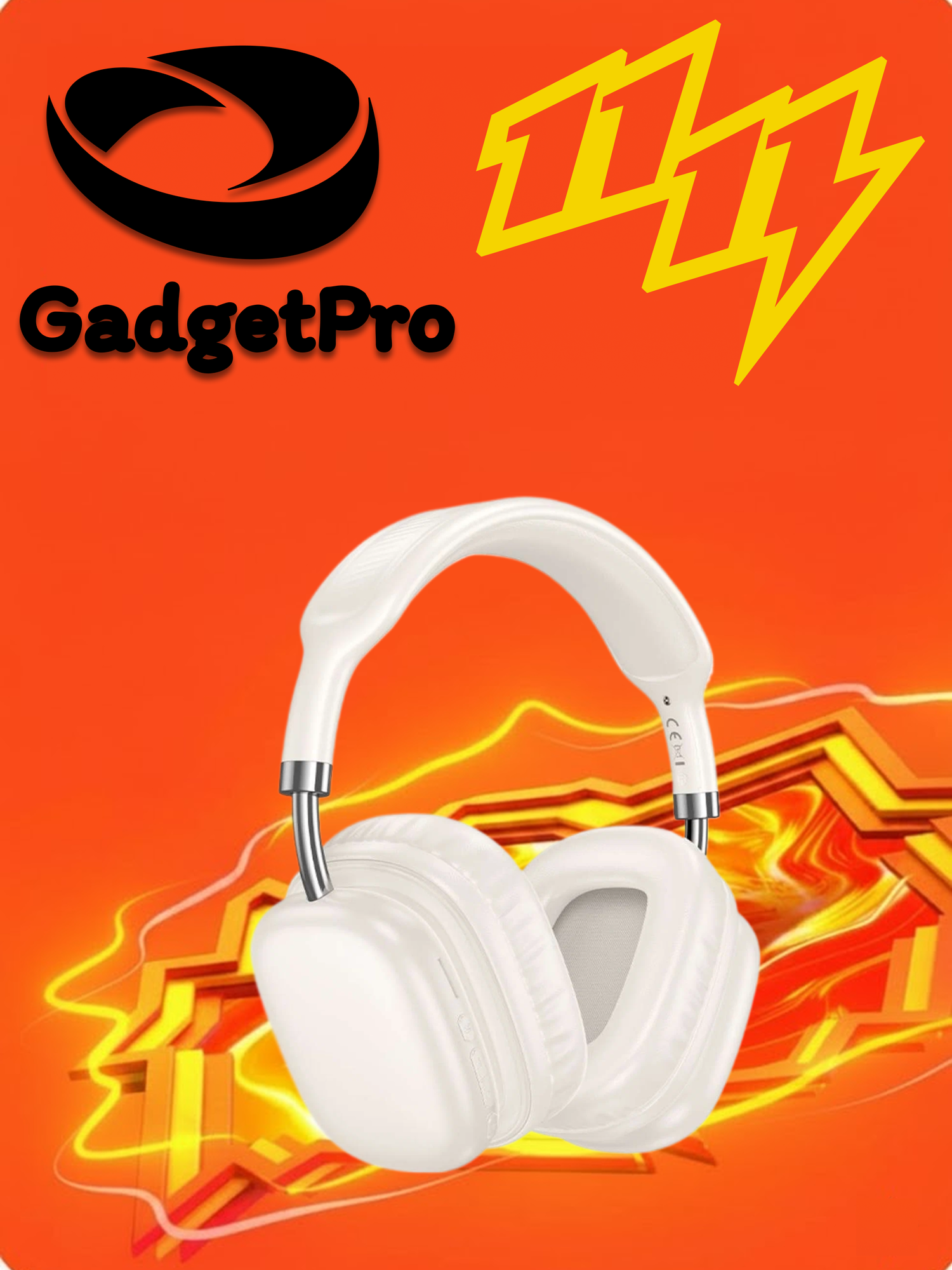 Беспроводные наушники HOCO W52, Bluetooth 5.4, AUX/TF режим, до 46 ч, белые