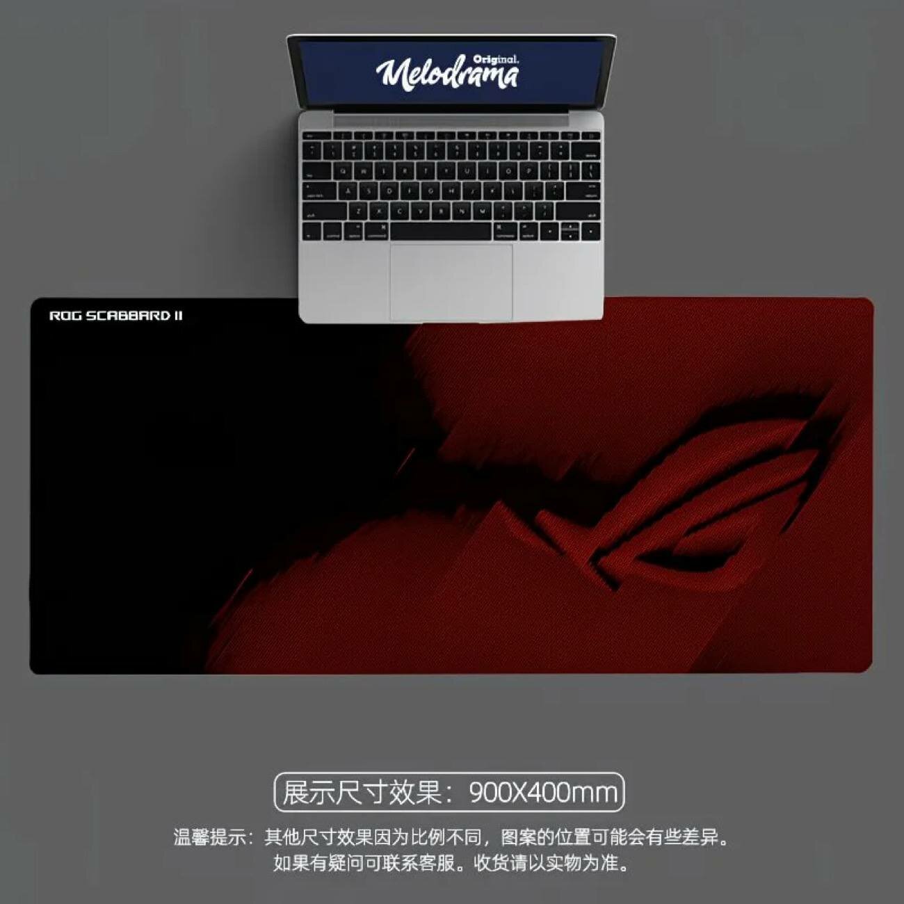 Игровой коврик для мыши ROG 800×300×3 мм — антискользящий, расширенный, для ПК и ноутбука