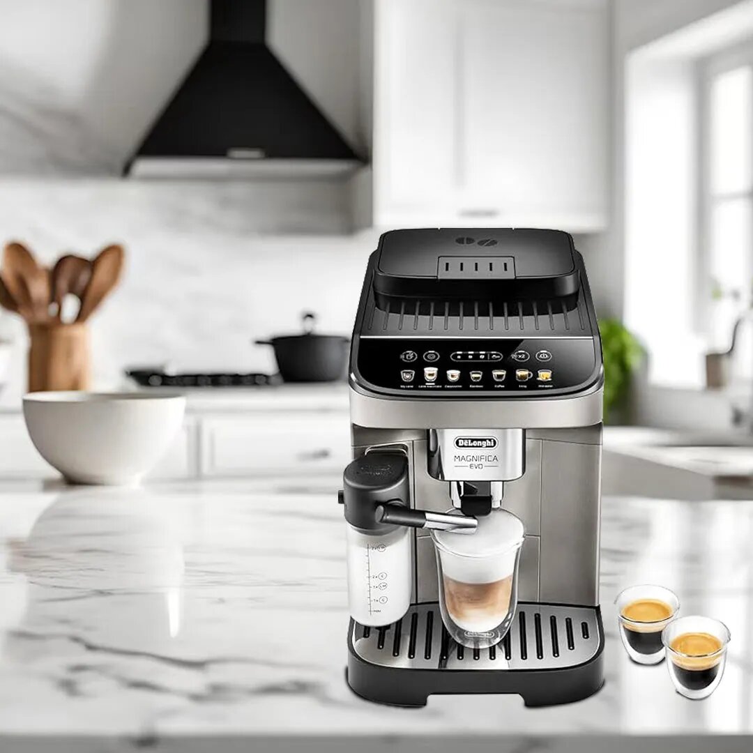 Кофейная машина DeLonghi Magnifica Evo ECAM290.81, 15 бар, термоблок, капучинатор