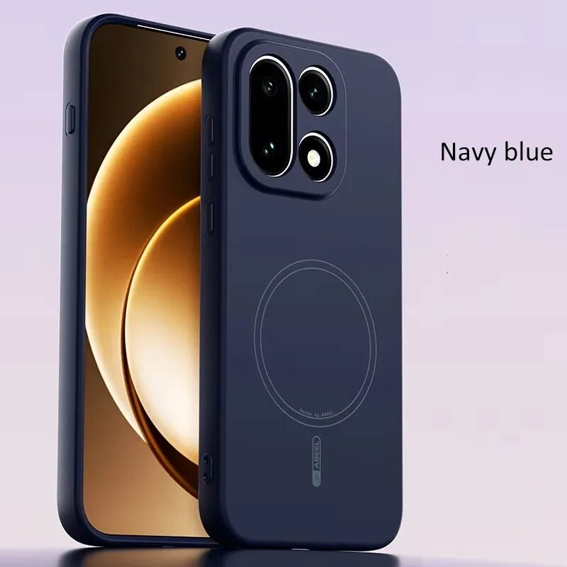 Чехол OnePlus 13s Navy blue, силикон, MagSafe