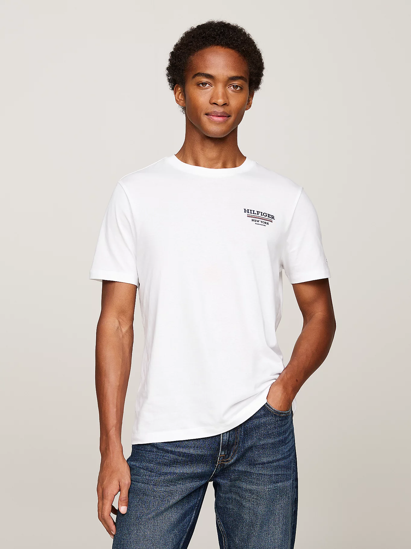 Футболка TOMMY HILFIGER Global Stripe Logo T-shirt