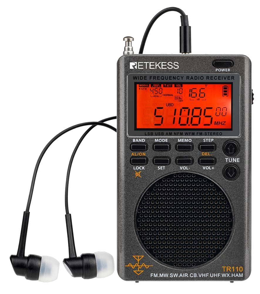 Всеволновый карманный радиоприемник Retekess TR110