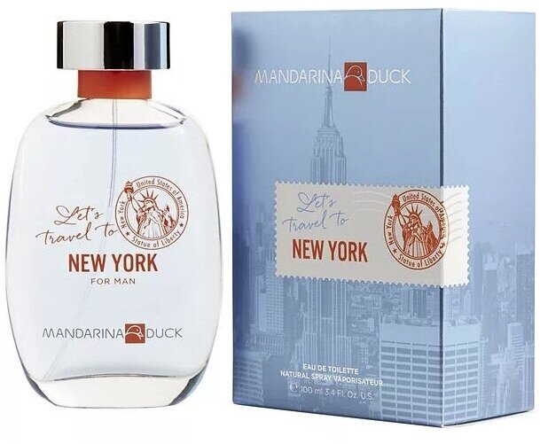 Туалетная вода Mandarina Duck Let`s Travel To New York For Men 100 мл