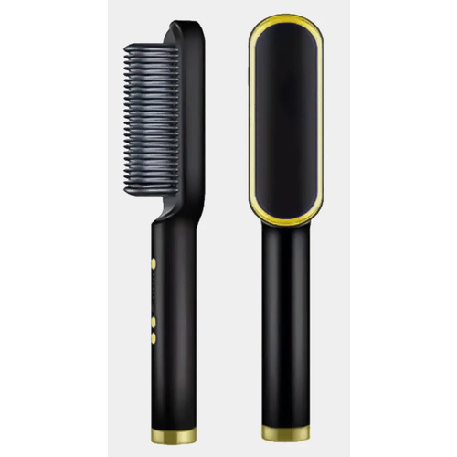 Выпрямитель для волос с регулировкой температуры цвет чёрно-золотой 100000₽