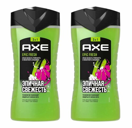 AXE Крем-гель для душа Epic Fresh, 250 мл, 2 уп