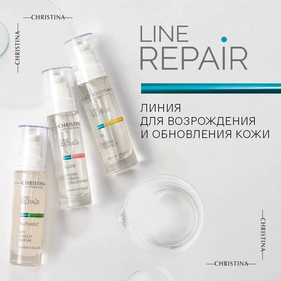 Christina Line Repair Hydra HA Eye & Neck Serum - Сыворотка для кожи вокруг глаз и шеи с гиалуроновой кислотой 30 мл.