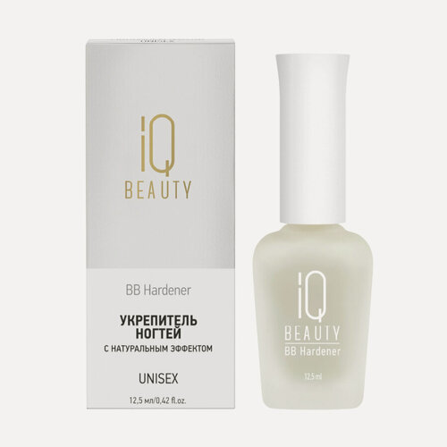 Изображение товара Укрепитель ногтей IQ Beauty, BB Hardener, Unisex, молочный 12,5 мл