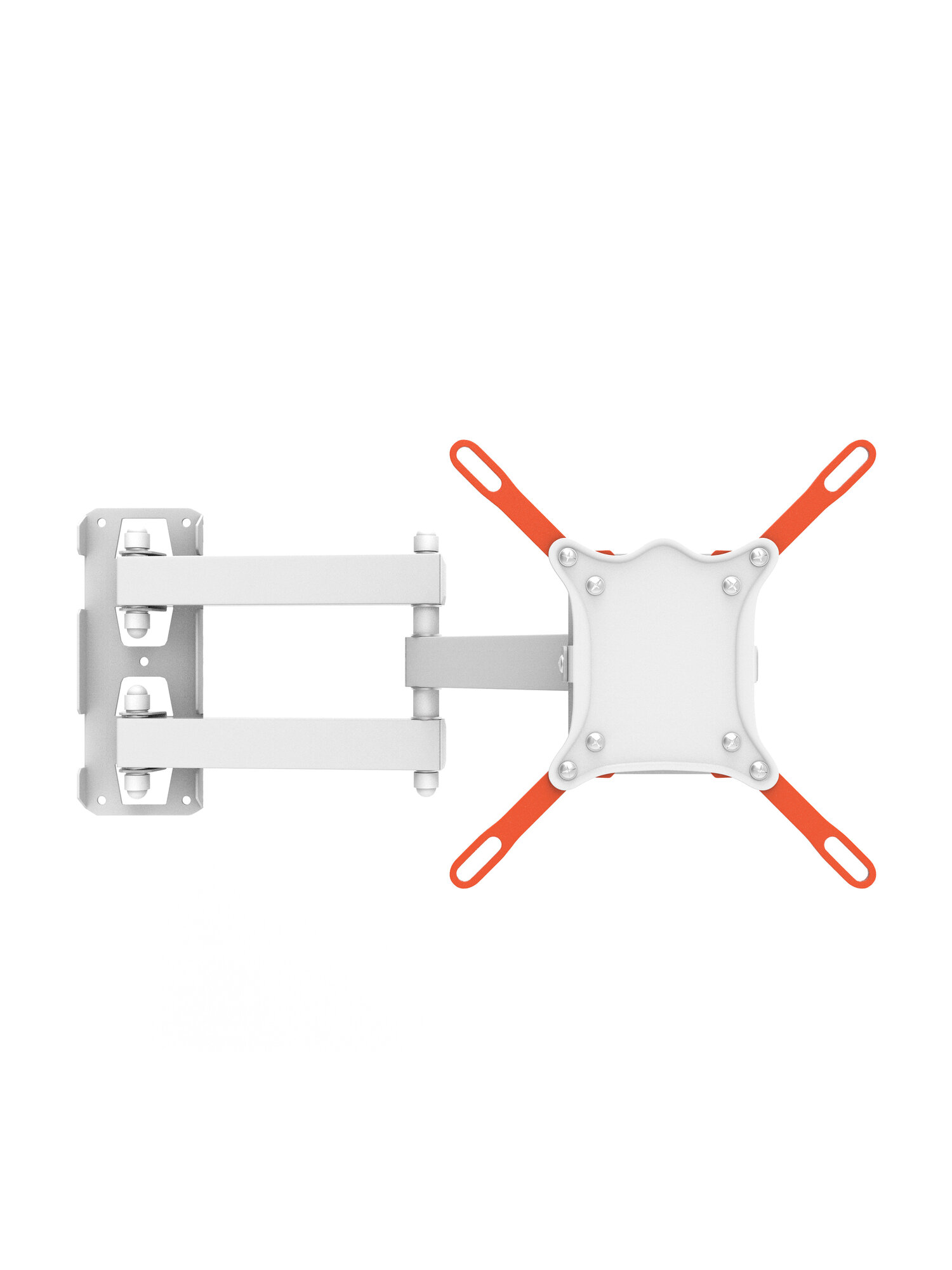 Кронштейн на стену металлический ElectricLight макс VESA 200*200. Белый.