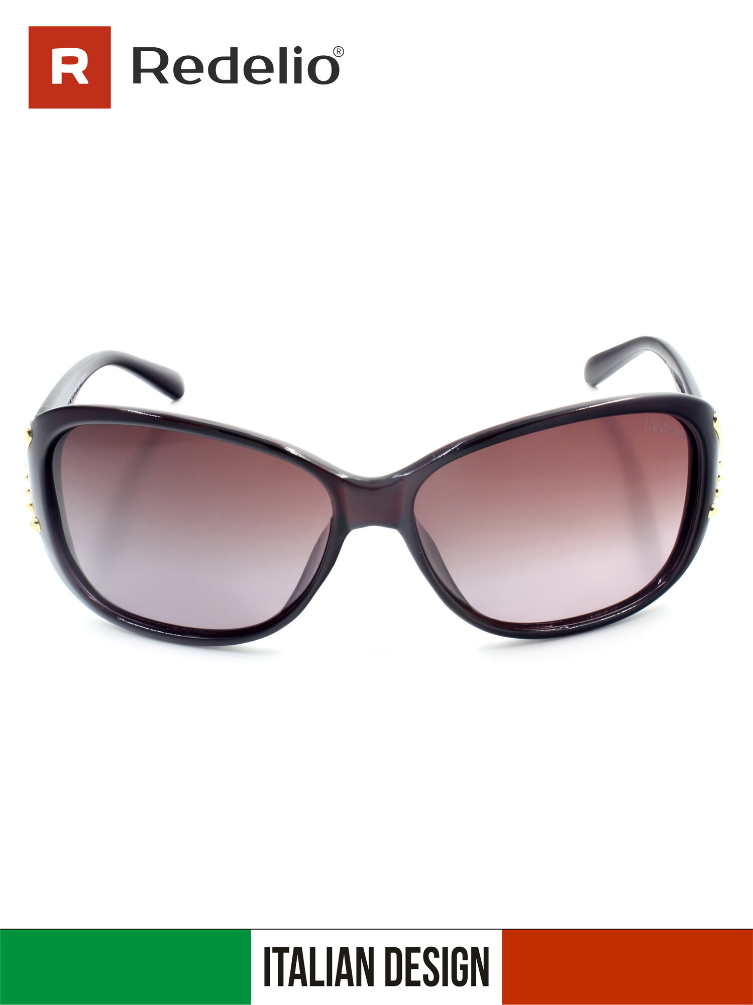 Солнцезащитные очки Redelio, бордовый — фото 1