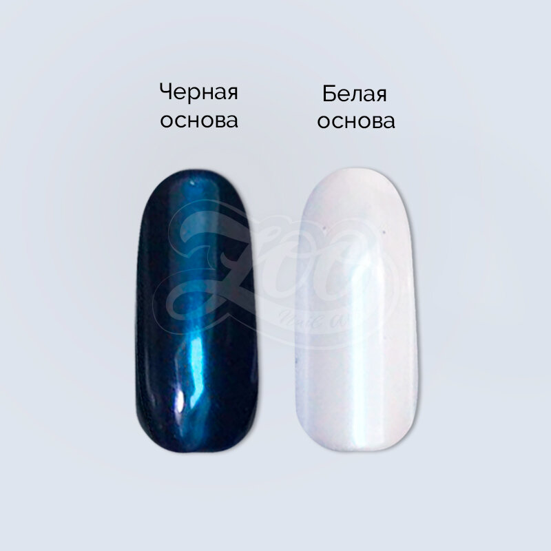 Пигмент "Русалка" №1006 синий, Zoo Nail Art, 1 г