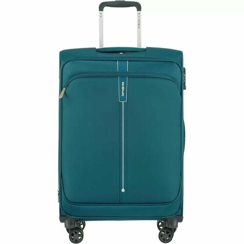 фото Чемодан samsonite, 40 л, размер s, бирюзовый