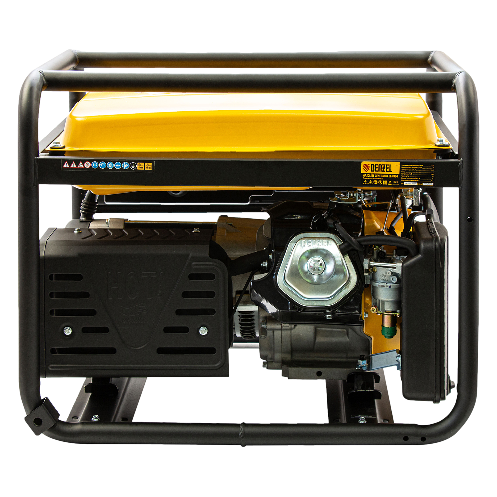 Генератор бензиновый Denzel GE 8900, 8.5 кВт, 220 В/50 Гц, 25 л, ручной старт