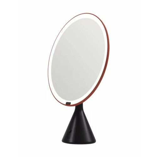 Зеркало MUID Smart OA, настольное, затемняющее, LED-подсветка, черное/оранжевое