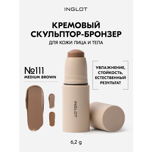 фото Кремовый бронзер скульптор стик cream stick bronzer №111 inglot