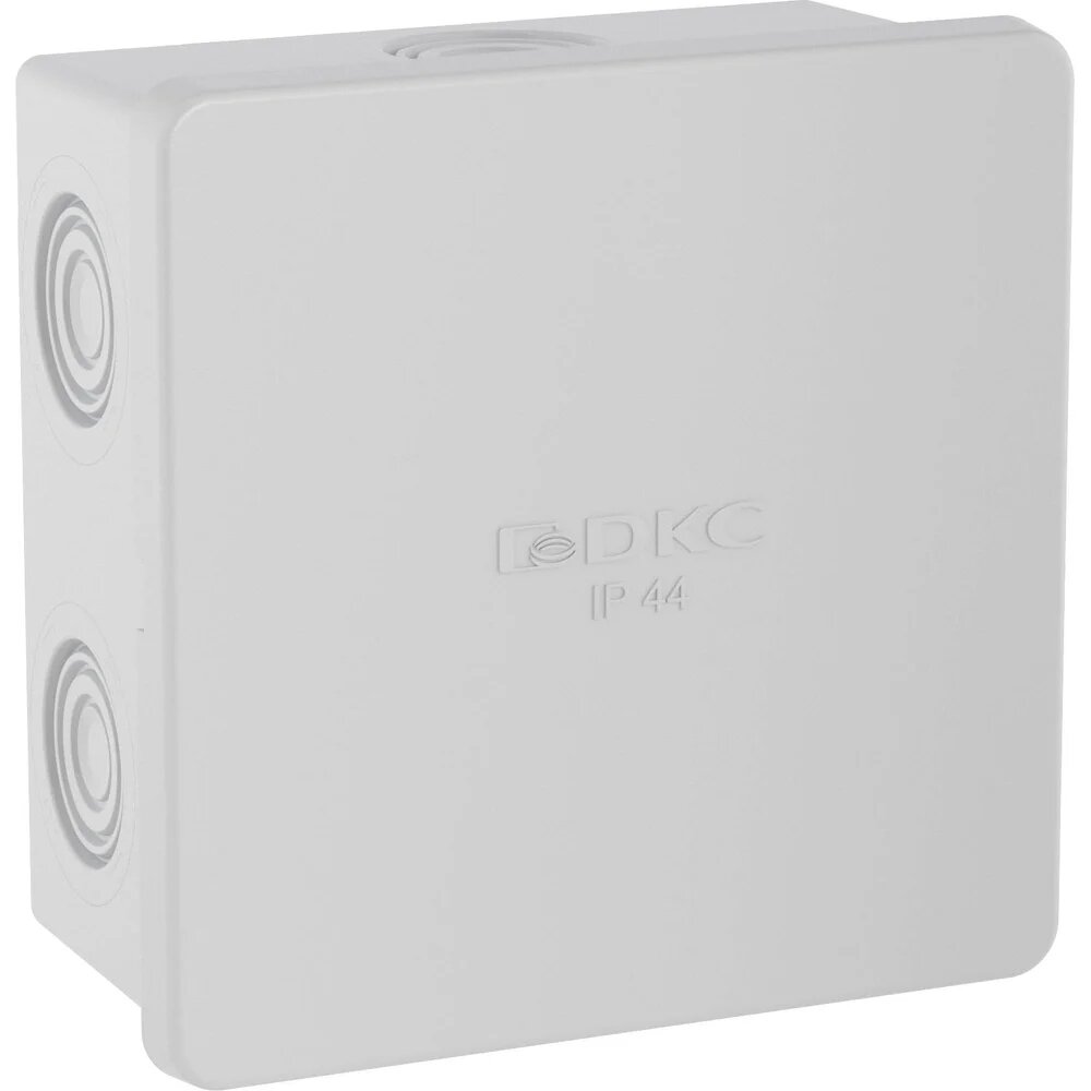 Коробка ответвительная DKC с 6 кабельными вводами д.20мм, IP44, 80х80х40мм 1 ШТ 53700DIY