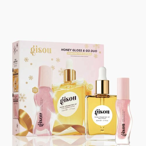 Gisou Подарочный набор для ухода за волосами Honey Gloss and Go Duo