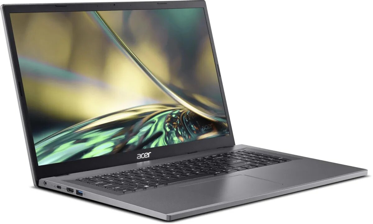 17.3" Ноутбук Acer Aspire 3 17 A317-55P-39RS, серебристый (английская/русская раскладка) — фото 1