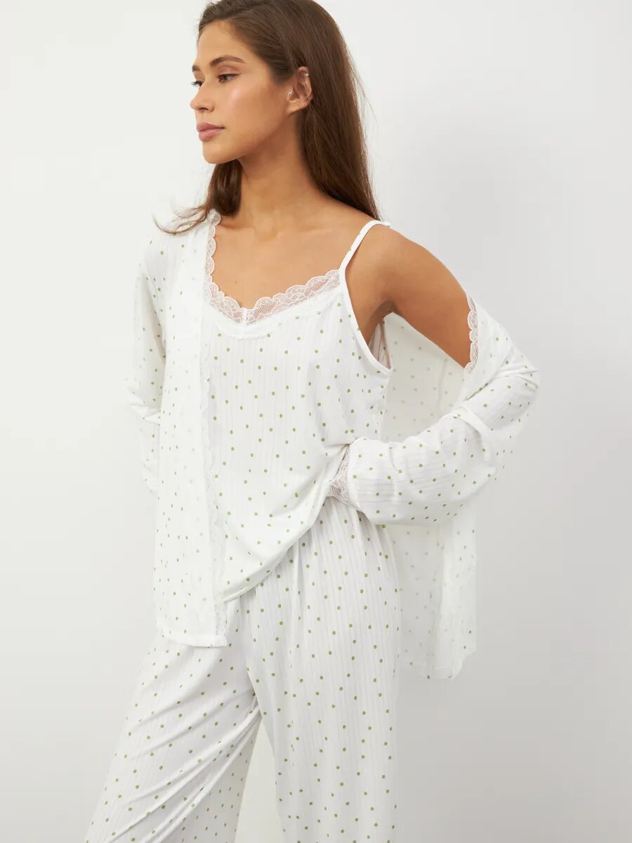 Пижама для кормящих мам Tendre est la nuit, размер М, белый